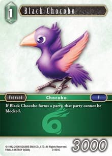Black Chocobo - Opus III - Final Fantasy TCG card