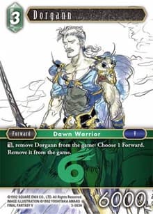 Dorgann - Opus III - Final Fantasy TCG card