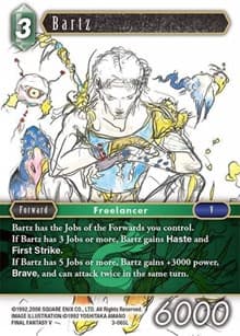Bartz - Opus III - Final Fantasy TCG card
