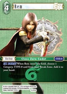 Rem EX - Opus III - Final Fantasy TCG card