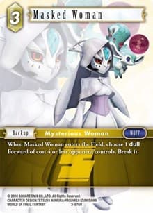 Masked Woman - Opus III - Final Fantasy TCG card
