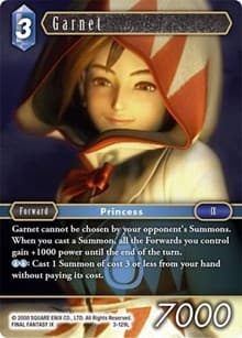 Garnet - Opus III - Final Fantasy TCG card