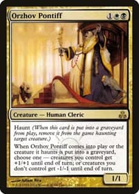 Orzhov Pontiff - Guildpact - Magic: The Gathering card