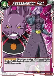 Assassination Plot - Galactic Battle - Dragon Ball Super: Masters card
