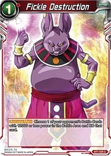 Fickle Destruction - Galactic Battle - Dragon Ball Super: Masters card