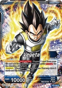 Vegeta // Super Saiyan Blue Vegeta - Galactic Battle - Dragon Ball Super: Masters card