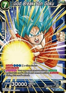 God Break Son Goku - Galactic Battle - Dragon Ball Super: Masters card