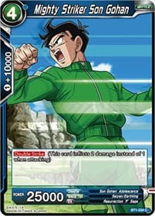 Mighty Striker Son Gohan - Galactic Battle - Dragon Ball Super: Masters card