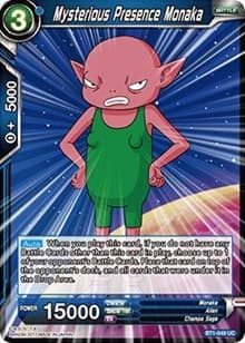 Mysterious Presence Monaka - Galactic Battle - Dragon Ball Super: Masters card
