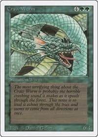 Craw Wurm - Revised Edition - Magic: The Gathering card