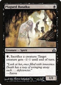 Plagued Rusalka - Guildpact - Magic: The Gathering card