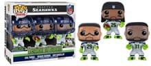 Seahawks 3-pack Seattle (Legion of Boom) (Centurylink Field) - Pop! Vinyl - Funko card