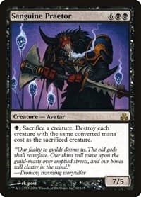 Sanguine Praetor - Guildpact - Magic: The Gathering card