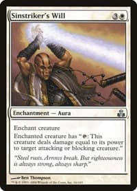 Sinstriker's Will - Guildpact - Magic: The Gathering card