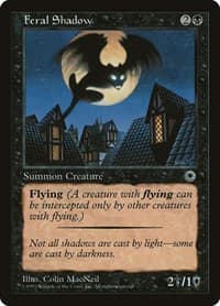 Feral Shadow (Reminder Text) - Portal - Magic: The Gathering card