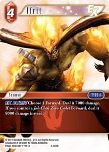 Ifrit EX - Opus III - Final Fantasy TCG card