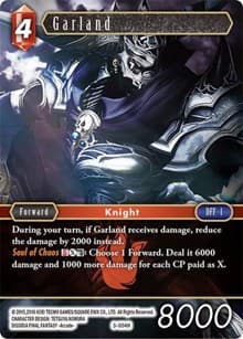 Garland - Opus III - Final Fantasy TCG card