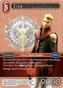 King - Opus III - Final Fantasy TCG card