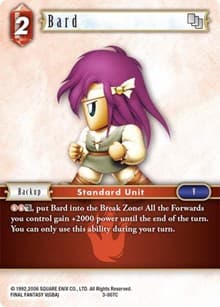 Bard - Opus III - Final Fantasy TCG card
