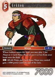 Gekkou - Opus III - Final Fantasy TCG card