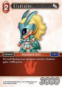 Gladiator - Opus III - Final Fantasy TCG card