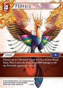 Phoenix - Opus III - Final Fantasy TCG card