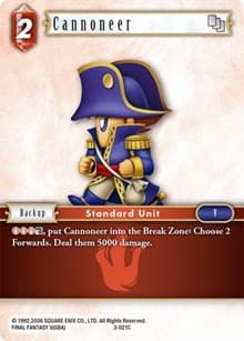 Cannoneer (3-021C) - Opus III - Final Fantasy TCG card