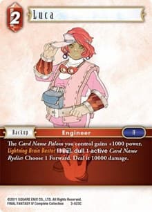Luca - Opus III - Final Fantasy TCG card