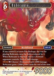 Rubicante - Opus III - Final Fantasy TCG card