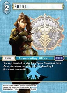 Emina - Opus III - Final Fantasy TCG card