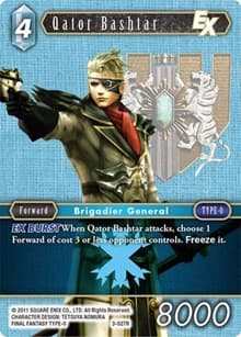 Qator Bashtar EX - Opus III - Final Fantasy TCG card