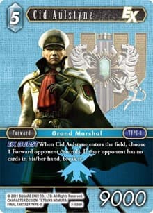 Cid Aulstyne EX - Opus III - Final Fantasy TCG card