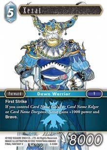 Xezat - Opus III - Final Fantasy TCG card