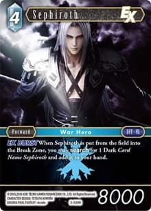 Sephiroth EX - Opus III - Final Fantasy TCG card