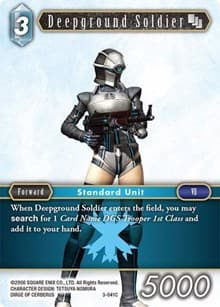 Deepground Soldier (3-041C) - Opus III - Final Fantasy TCG card