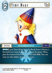 Time Mage - Opus III - Final Fantasy TCG card