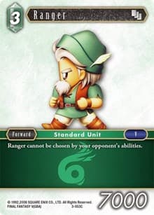 Ranger - Opus III - Final Fantasy TCG card