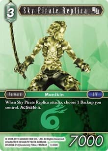 Sky Pirate Replica - Opus III - Final Fantasy TCG card