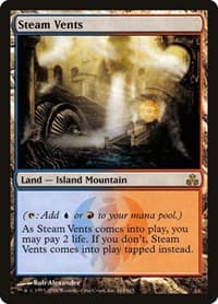 Steam Vents - Guildpact - Magic: The Gathering card