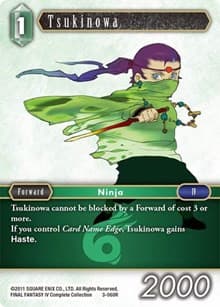 Tsukinowa - Opus III - Final Fantasy TCG card