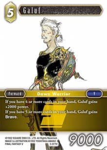 Galuf - Opus III - Final Fantasy TCG card