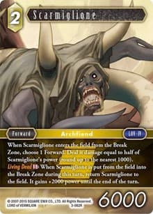 Scarmiglione - Opus III - Final Fantasy TCG card