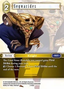 Segwarides - Opus III - Final Fantasy TCG card