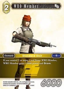 WRO Member (3-084C) - Opus III - Final Fantasy TCG card