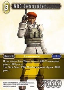 WRO Commander - Opus III - Final Fantasy TCG card