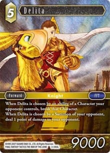 Delita - Opus III - Final Fantasy TCG card