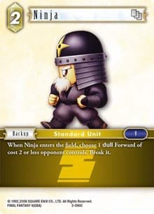 Ninja - Opus III - Final Fantasy TCG card