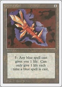 Crystal Rod - Revised Edition - Magic: The Gathering card