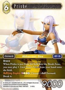 Prishe - Opus III - Final Fantasy TCG card