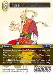 Yang - Opus III - Final Fantasy TCG card